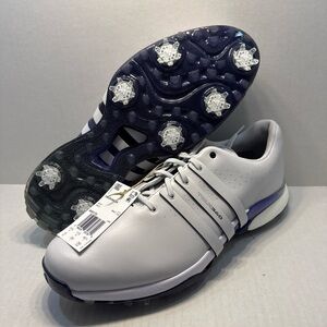 Adidas Golf Shoes Tour360 24 Men's Size 12 Grey/Ink/Cobalt Blue